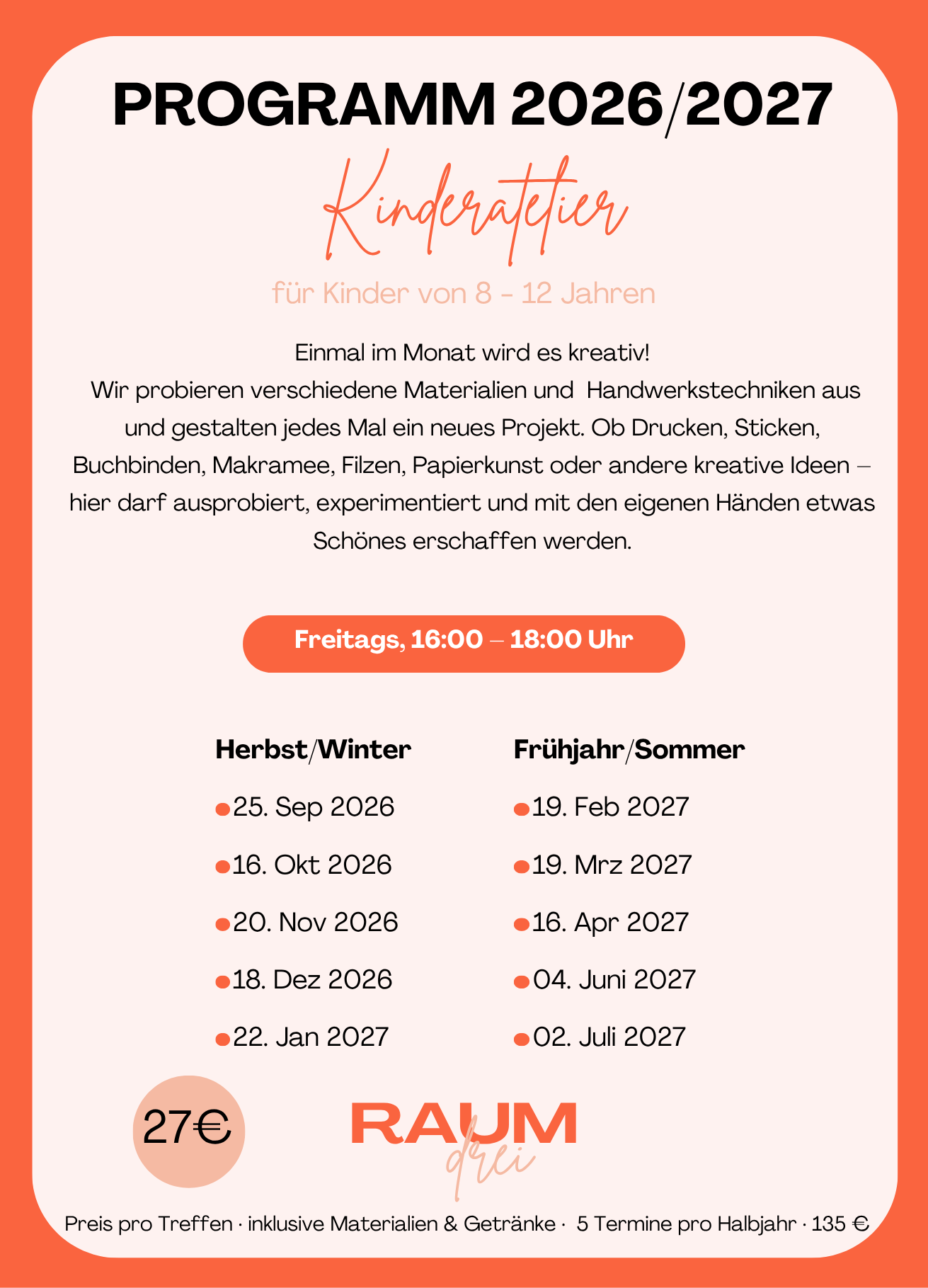 Programmflyer Kinderatelier (zum Vergrößern klicken)